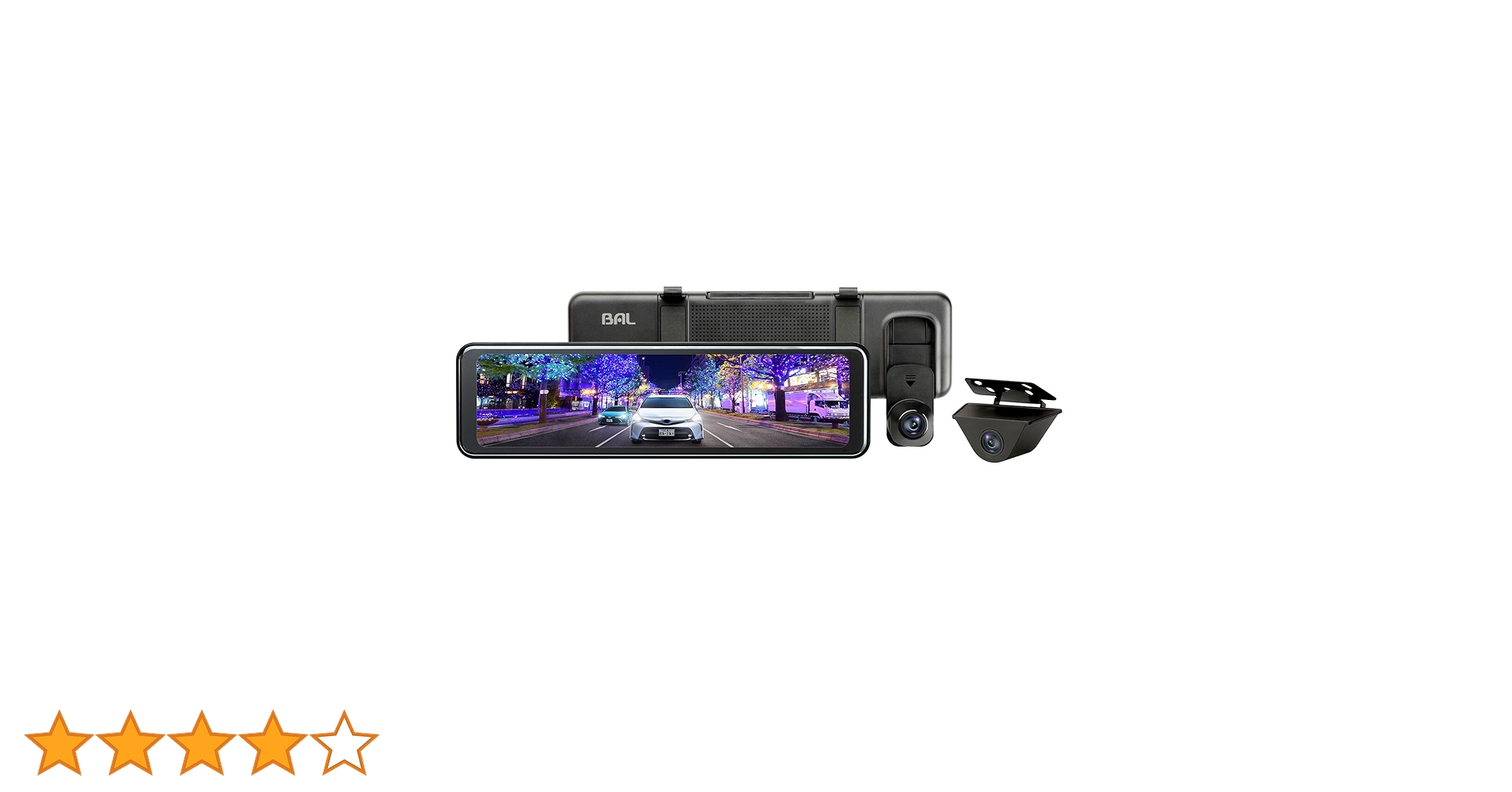 No.5700 前後録画ドライブレコーダーミラー バルーチェII 大橋産業 前後録画ドライブレコーダーミラーBALUCE II（バルーチェ II